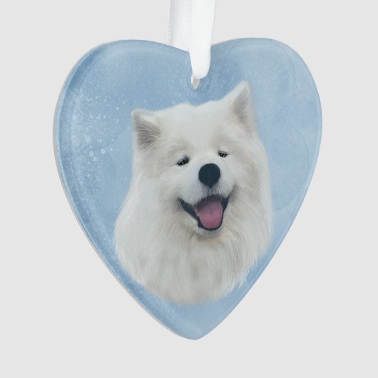 Daisy die samoyed ornament (Vorderseite)