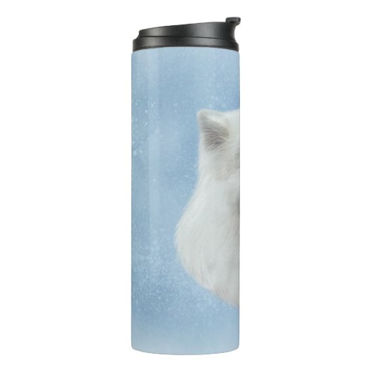 Daisy die samoyed thermosbecher (Nach links gedreht)