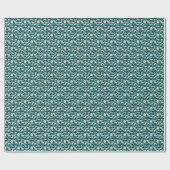 Daisy Ditsy Chamomile Romantische Print Geschenkpapier (Flach)