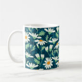 Daisy Ditsy Chamomile Romantische Print Kaffeetasse (Links)