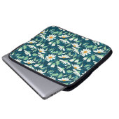 Daisy Ditsy Chamomile Romantische Print Laptopschutzhülle (Vorne Knopf)