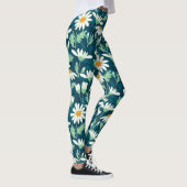 Daisy Ditsy Chamomile Romantische Print Leggings (Rechts)