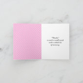 Daisy Doodle auf Polka Docks Dankeskarte (Innenseite)