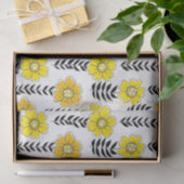 Daisy Doodles in Gelb und Schwarz Seidenpapier (Geschenk)