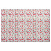 Daisy Doodles in rot und schwarz Stoff (Yard (91,4 cm))