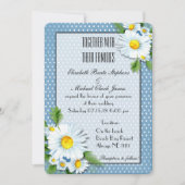 Daisy Dots - Einladung Hochzeit - Matte 5" x 7" (Vorderseite)