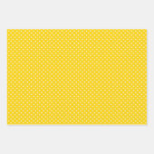 Daisy, Dots, grüne Gingham-Papierblätter Geschenkpapier Set (Vorderseite 2)