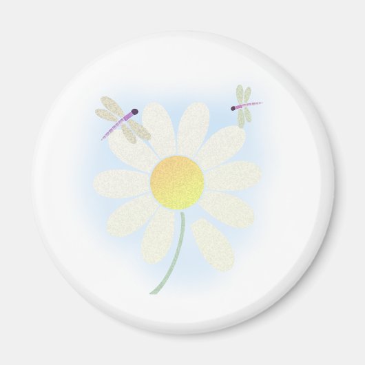 Daisy Dragonflies Magnet (Vorne)