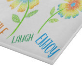 Daisy & Dragonfly-Schneidplatte Schneidebrett (Ecke)