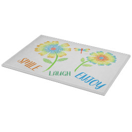 Daisy & Dragonfly-Schneidplatte Schneidebrett