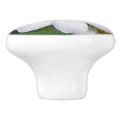 Daisy Drawer Pull Keramikknauf (Seitenansicht)