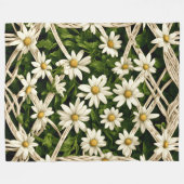 Daisy Dream Fleece Blanket - Large (Vorderseite (Horizontal))
