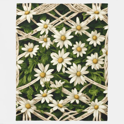 Daisy Dream Fleece-Decke - Groß Fleecedecke (Vorderseite)
