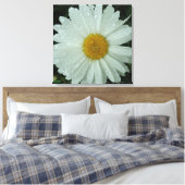 Daisy Dream Stretched Canvas Print Leinwanddruck (Insitu (Schlafzimmer))