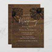 Daisy Dreams Elegantes Skriptbudget Hochzeit (Vorne/Hinten)