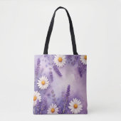 Daisy Dreams & Lavender Fields-Tasche Tasche (Vorderseite)