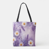 Daisy Dreams & Lavender Fields-Tasche Tasche (Rückseite)