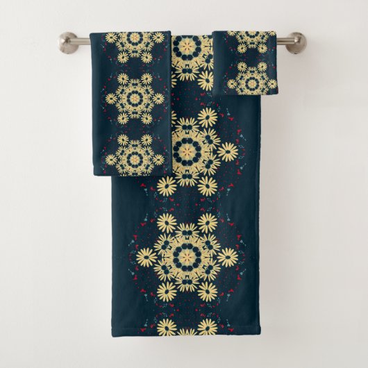 Daisy Dreams Mandala  Badhandtuch Set (Insitu)