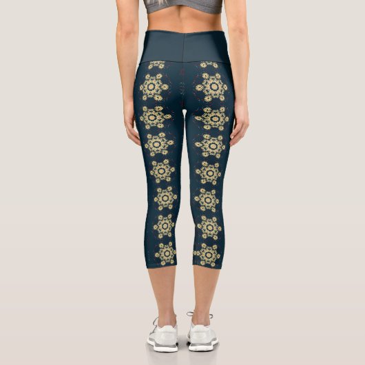 Daisy Dreams Mandala Capri Leggings (Rückseite)