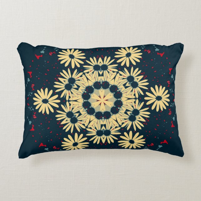 Daisy Dreams Mandala Dekokissen (Vorderseite)