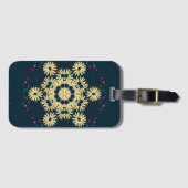 Daisy Dreams Mandala Gepäckanhänger (Vorderseite (Horizontal))