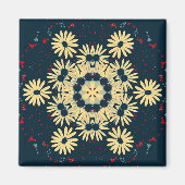 Daisy Dreams Mandala Magnet (Vorne)