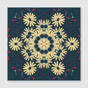 Daisy Dreams Mandala Magnetkarte
