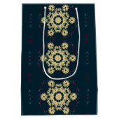 Daisy Dreams Mandala Mittlere Geschenktüte (Rückseite)
