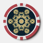 Daisy Dreams Mandala Pokerchips (Vorderseite)