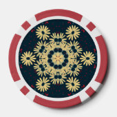 Daisy Dreams Mandala Pokerchips (Rückseite)