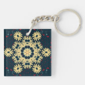 Daisy Dreams Mandala Schlüsselanhänger (Rückseite)