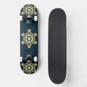 Daisy Dreams Mandala  Skateboard (Vorderseite)