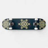 Daisy Dreams Mandala  Skateboard (Horizontal)
