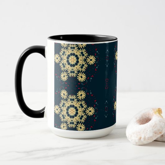 Daisy Dreams Mandala Tasse (Mit Donut)