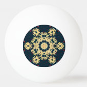 Daisy Dreams Mandala Tischtennisball (Rückseite)
