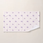 Daisy Dreams Pastel Lila Badhandtuch Set (Handtuch)