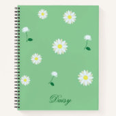 Daisy Dreams – Stylish Floral Notebook Notizblock (Vorderseite)