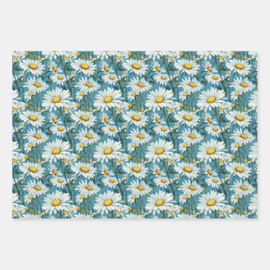 Daisy Dreams Wrapping Paper Geschenkpapier Set (Vorderseite 3)