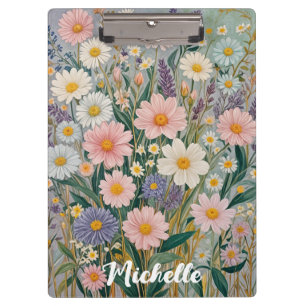 Daisy Dreamscape Personalisiert Klemmbrett