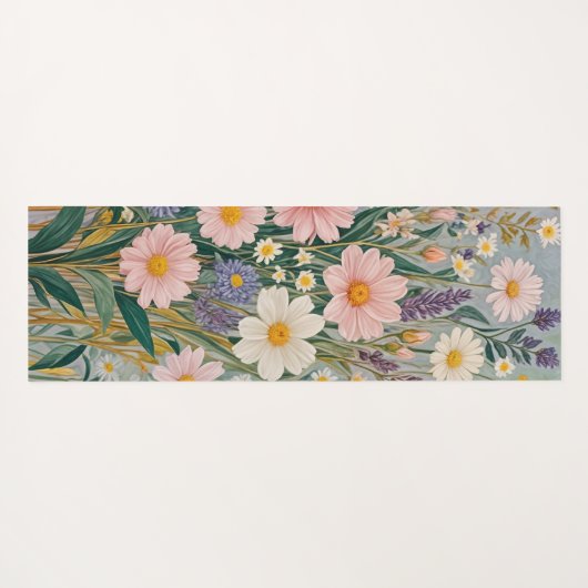 Daisy Dreamscape Personalisiert Yogamatte (Rückseite (Horizontal))