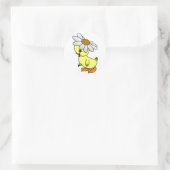 Daisy Duck Runder Aufkleber (Tasche)