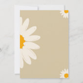 Daisy Einladung Geburtstagkarte (Rückseite)