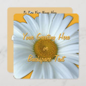 Daisy Einladungen Personalisiert Daisy RSVP Card (Vorne/Hinten)