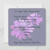 Daisy Einladungen Personalisiert Daisy RSVP Card (Rückseite)