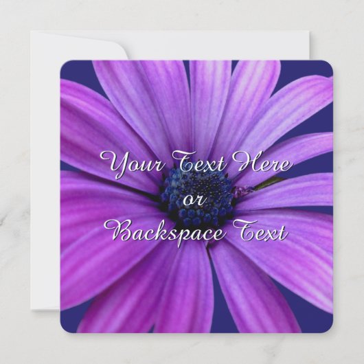 Daisy Einladungen Personalisiert Daisy RSVP Card (Vorderseite)