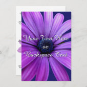 Daisy Einladungen Personalisiert Daisy RSVP Card (Vorne/Hinten)