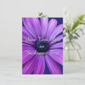 Daisy Einladungen Personalisiert Daisy RSVP Card (Stehend Vorderseite)