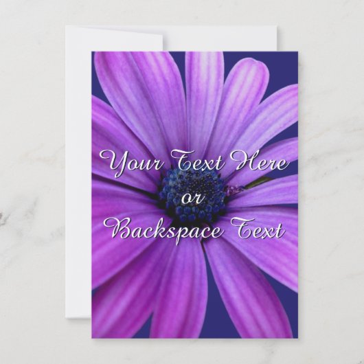 Daisy Einladungen Personalisiert Daisy RSVP Card (Vorderseite)