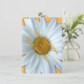 Daisy Einladungen Personalisiert Daisy RSVP Card (Stehend Vorderseite)