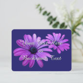 Daisy Einladungen Personalisiert Daisy RSVP Card (Stehend Vorderseite)